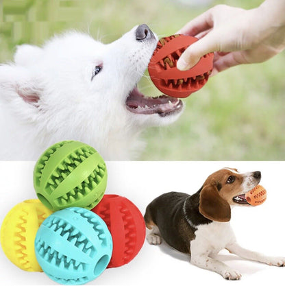 Belro interactive rubber ball for birds, durable pet toy with textured surface for bird entertainment and mental stimulation.