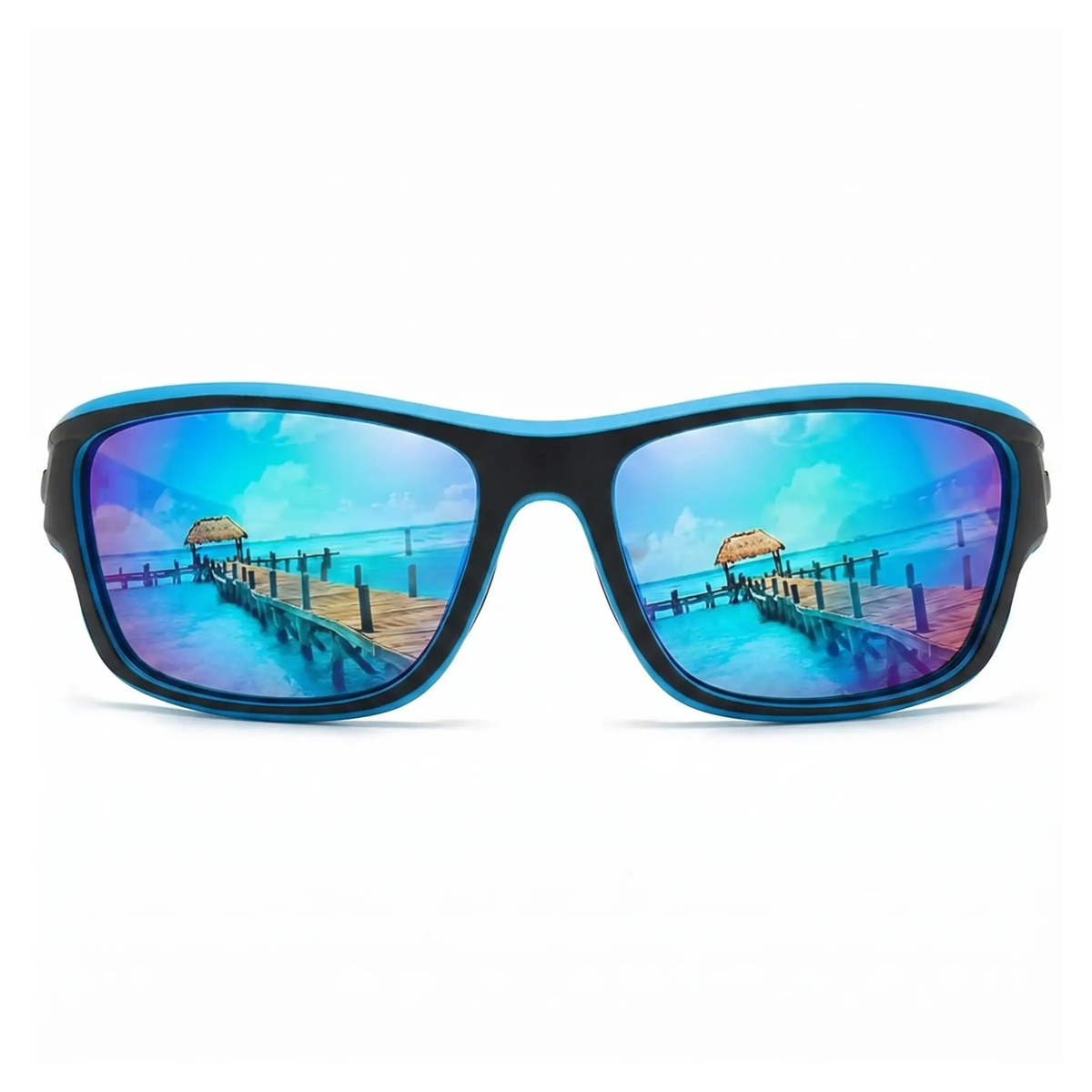 BowLift polarized sports sunglasses with UV400 protection, lightweight frame, and scratch-resistant lenses, suitable for outdoor activities.