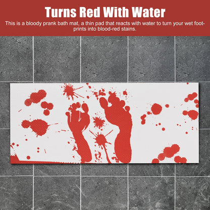 Belro color-changing shower mat with vibrant, dynamic patterns designed for bathroom decor and safety.