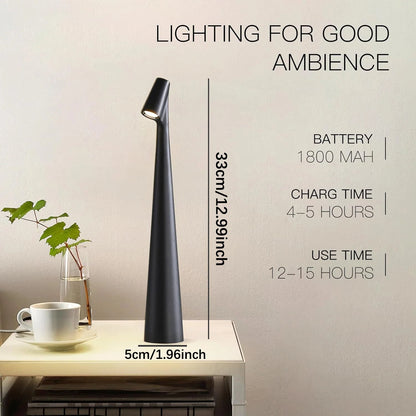 Belro outdoor touch control reading light with tri-color dimming, perfect for garden or patio lighting.