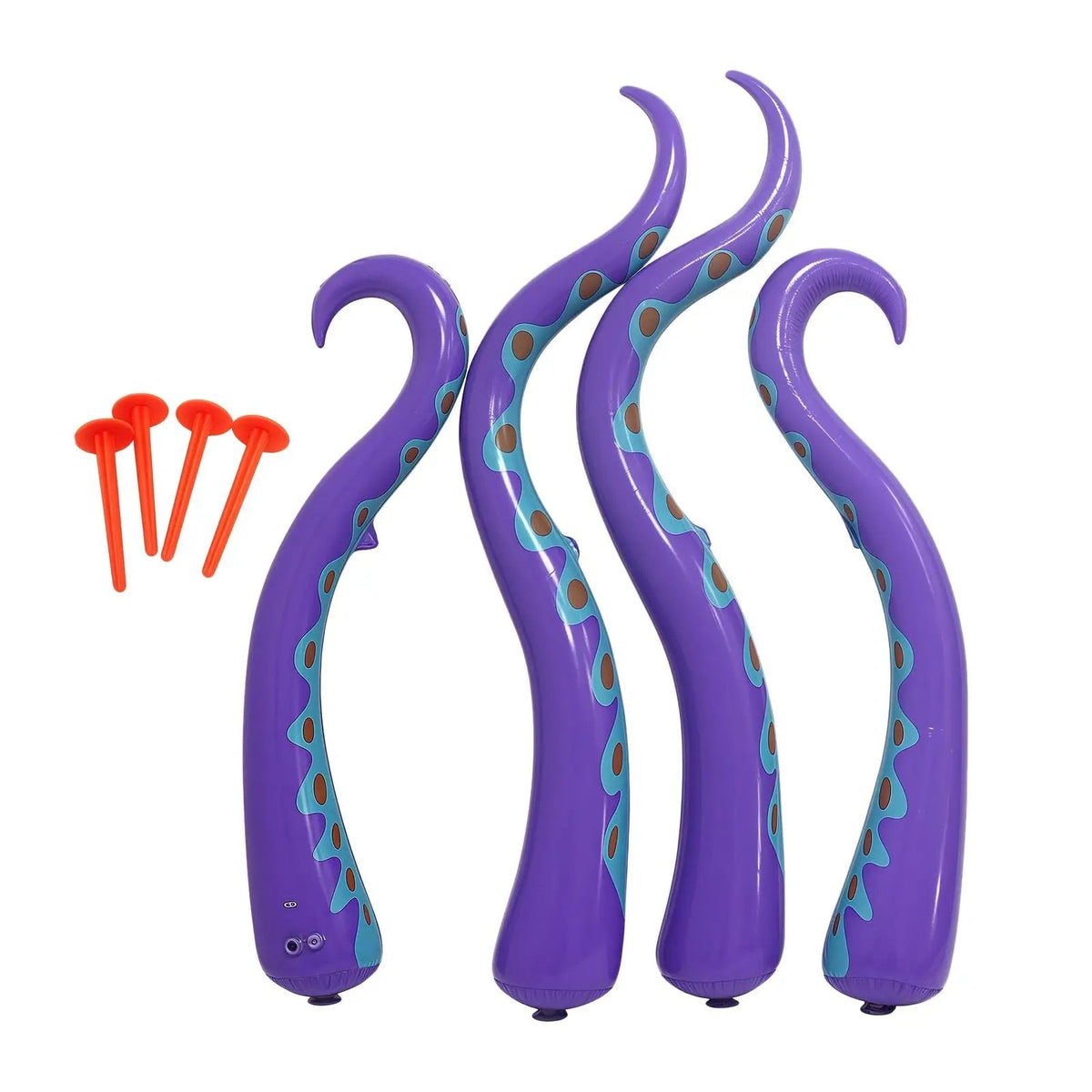 Belro giant inflatable octopus tentacles Halloween decoration for men, featuring scary, colorful tentacle design for Halloween costumes or parties.
