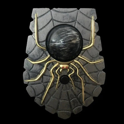 Belro Creepy Spider Eyeball Halloween doorbell ornament, outdoor smart home electronic doorbell with spooky spider eyeball design.