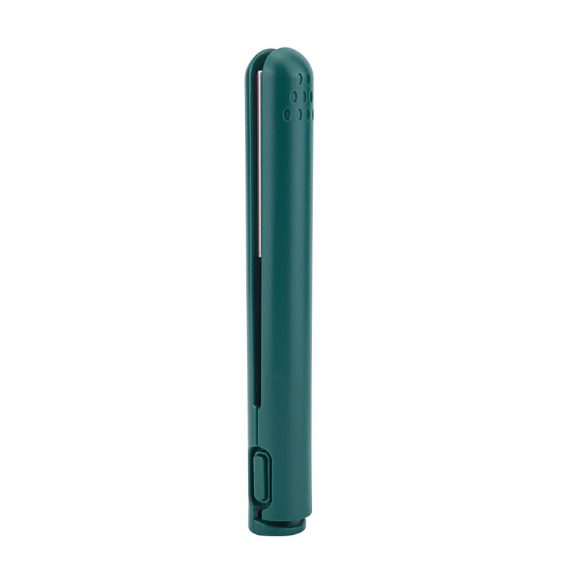 BowLift HairFlex Mini 2-in-1 curling and straightening iron with ceramic coating, compact styling tool for versatile hair styling.