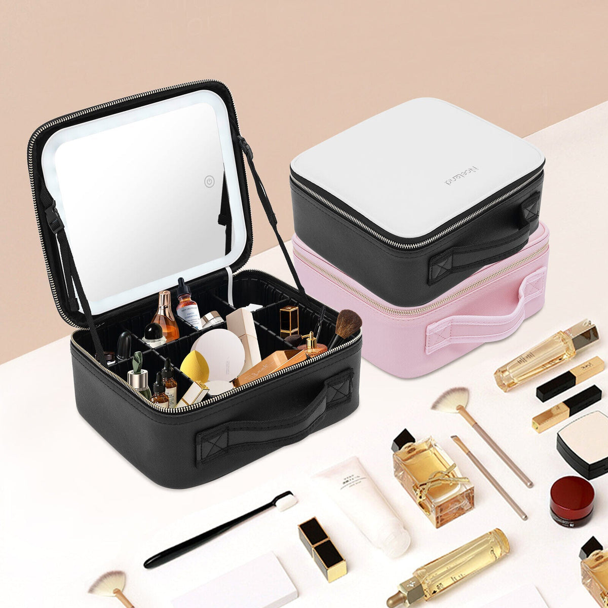 Belro makeup bag from Bags & Luggage, featuring a compact design with zipper closure, ideal for travel storage.