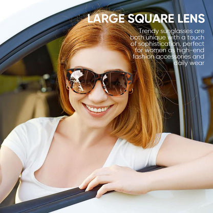 BowLift Fit-Over Sunglasses with polarized UV400 lenses, wraparound style designed to wear over glasses, stylish and protective.