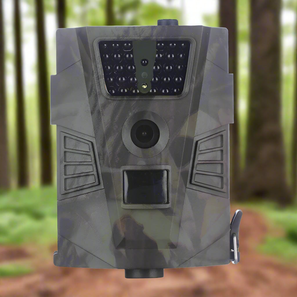 Belro Elite Vision wildlife trail camera mounted outdoors, capturing images of wildlife in natural habitat.