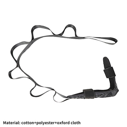 Belro men's yoga stretch strap shown, made of durable material with adjustable length for flexibility exercises and stretching routines.
