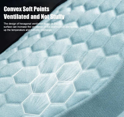 Belro cooling gel car seat cushion for back support, ergonomic design for comfort and relief during long drives