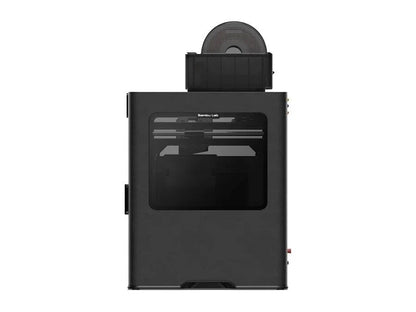 Casavibeo Bambu Lab H2D 3D printer with modern design and control panel, showcasing its build volume and advanced features.