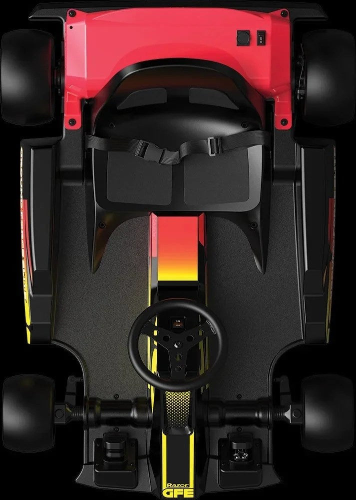 Casavibeo Razor Ground Force Elite electric go-kart for kids with sturdy frame and racing design, ready for outdoor fun.