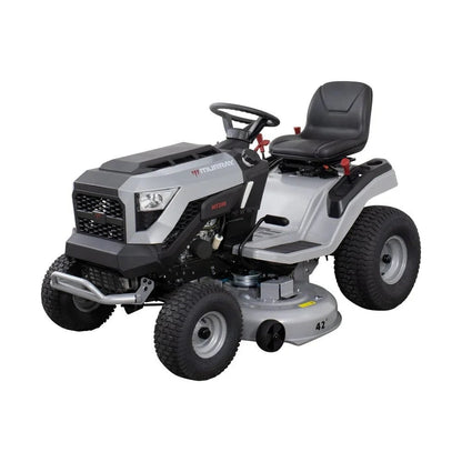 Casavibeo Murray MT200 42-inch riding lawn tractor with 19 HP engine and 540cc EX1900 Series mower blades, shown in outdoor setting