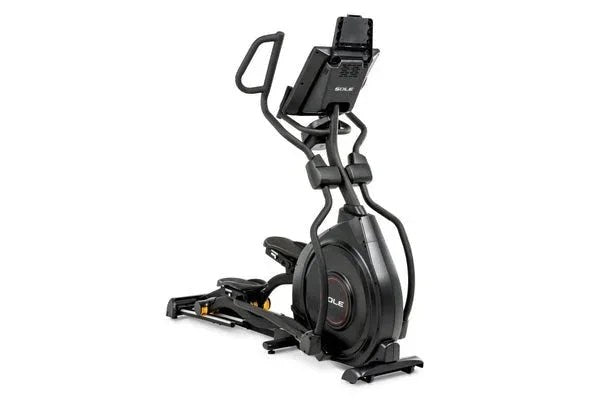 Casavibeo Sole E95 elliptical machine showing console and handlebars for low-impact cardio workout.