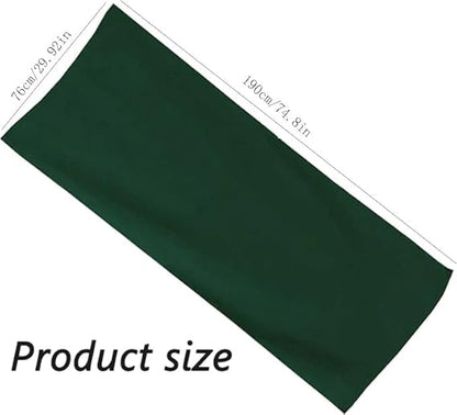 Belro magnetic quick-dry beach towel with a vibrant pattern, ideal for travel and outdoor use, shown spread on a sandy surface.