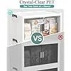 Casavibeo OlarHike 144QT lockable plastic storage bins with lids, folding cabinet, wheels, stackable organizers, 3-pack cubes