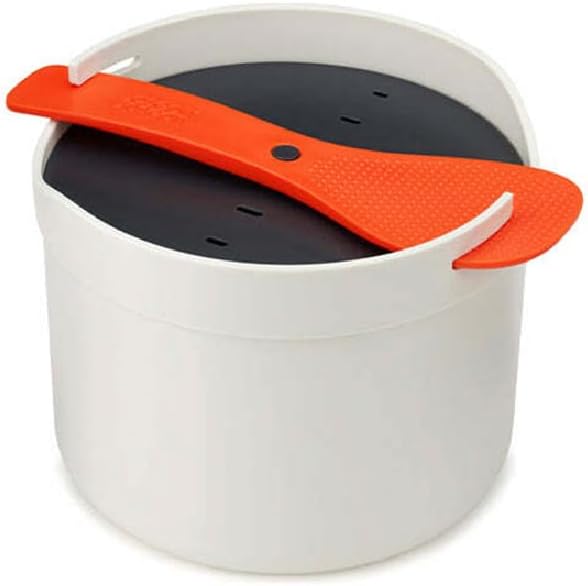 Belro microwave rice cooker steamer for quick, easy rice preparation in a compact kitchen appliance.