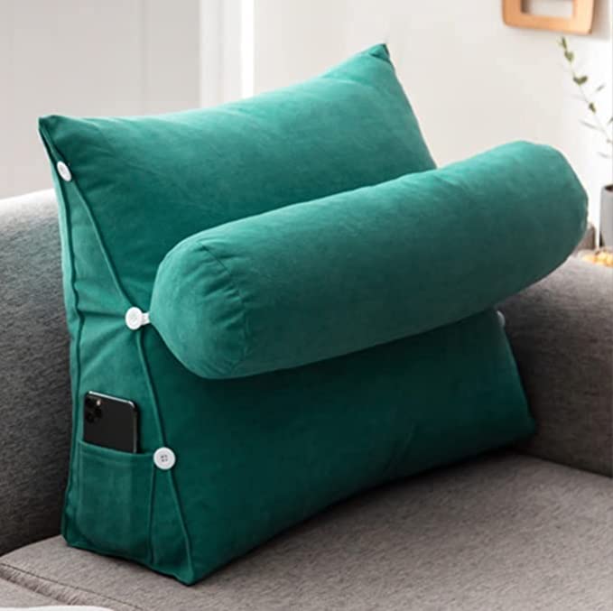 Belro luxury back wedge bed pillow designed for back pain relief, supporting comfortable sleep and spinal alignment.
