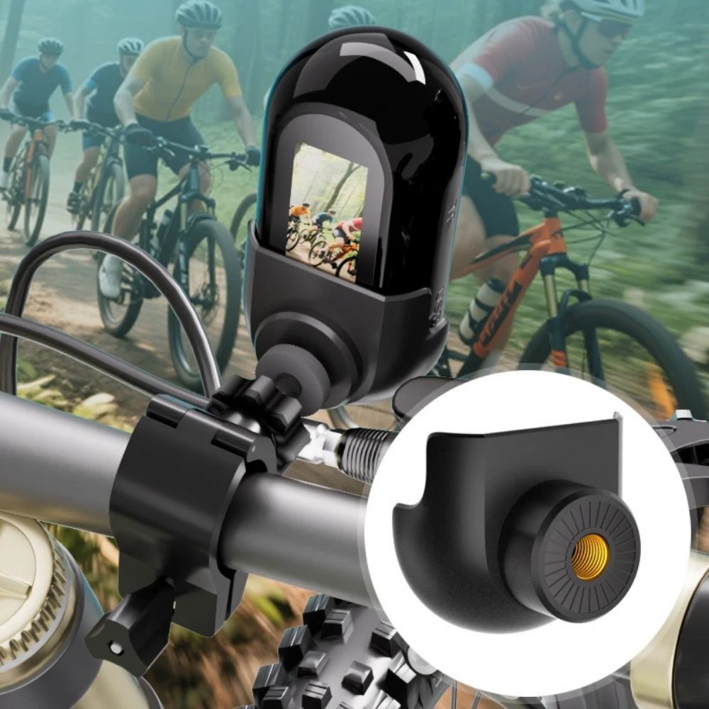 Mini Belro magnetic action camera for POV sports recording, compact electronic camcorder with rugged design.