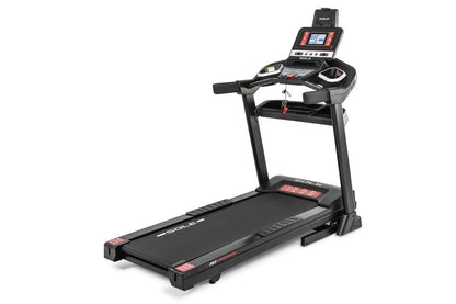 Casavibeo Sole F63 treadmill with digital display, running belt, and control panel for home gym exercise.
