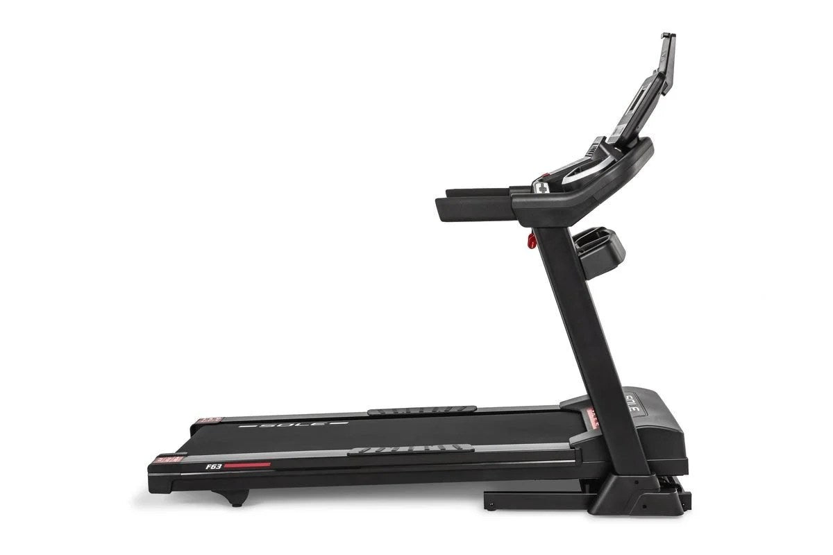 Casavibeo Sole F63 treadmill with digital display, running belt, and control panel for home cardio workouts.