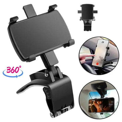 Belro car dashboard phone holder attached to vehicle dashboard, adjustable mount for smartphones, compatible with various car models.
