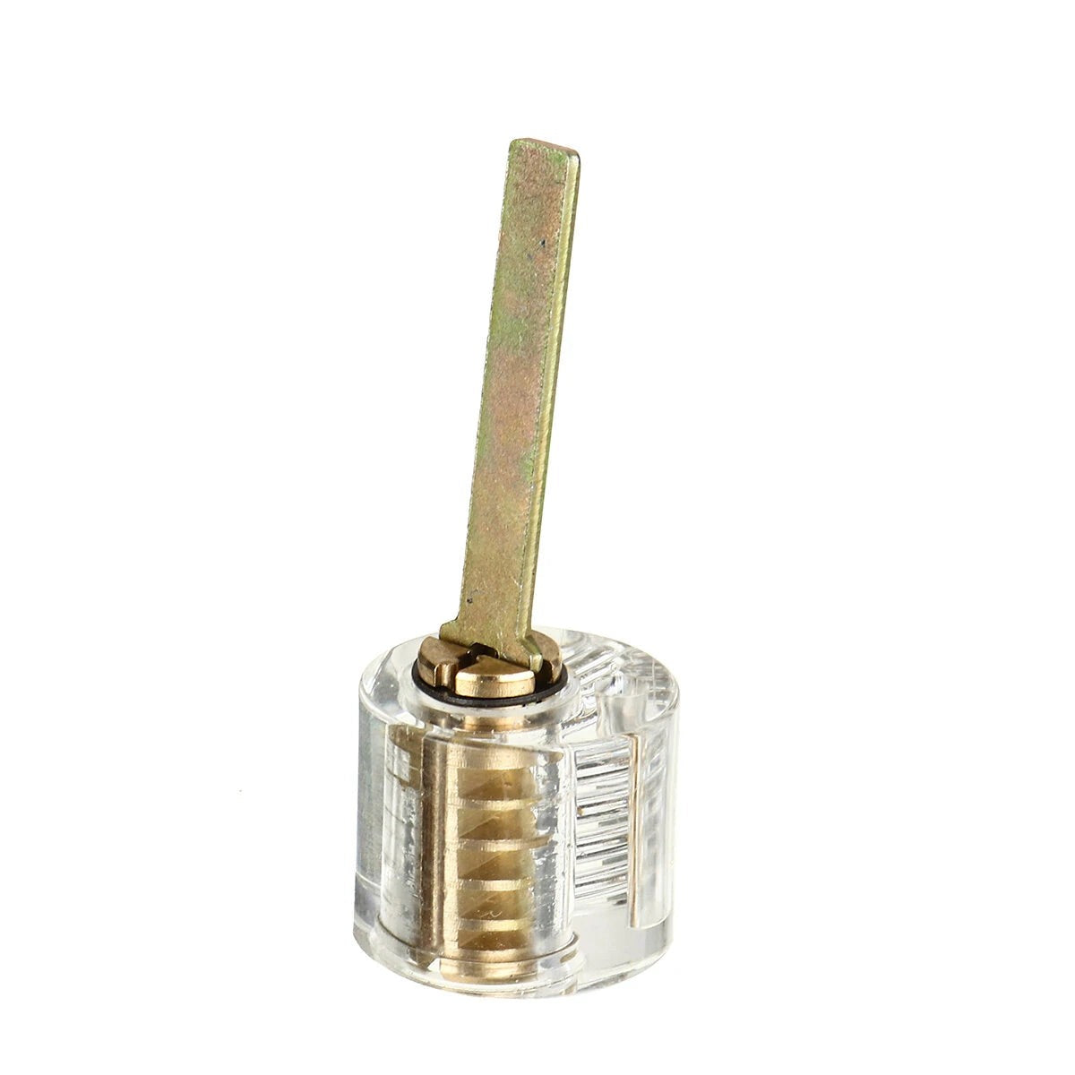 Set of 42 stainless steel practice padlocks by GETDECO, including 3 transparent locks and quick opening guide for lock picking training.
