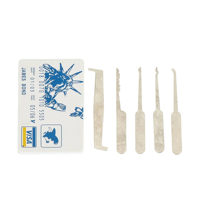 Set of 42 stainless steel practice padlocks with three transparent locks, ideal for lock picking training and skill development.