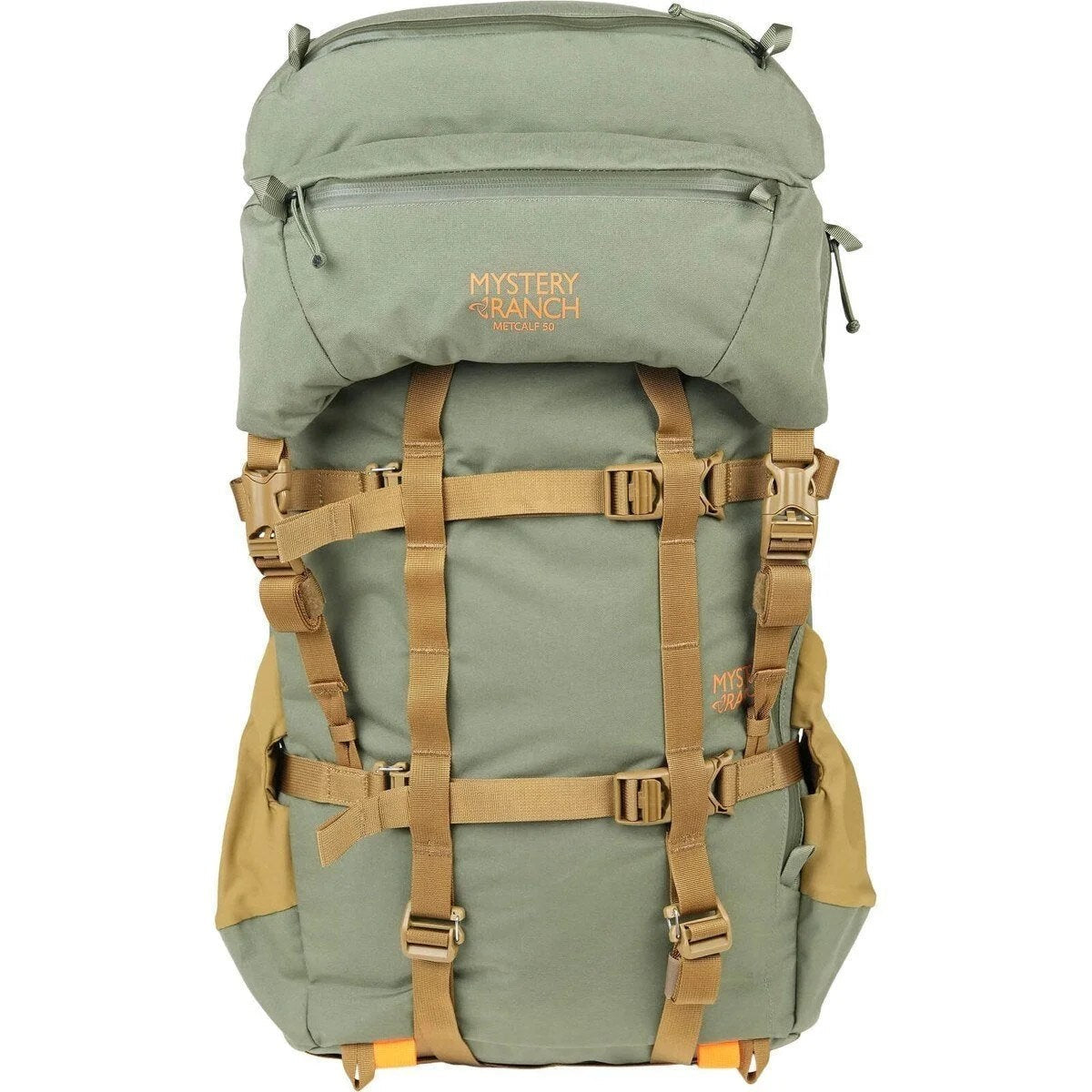 Casavibeo Mystery Ranch Metcalf 50 backpack with multiple compartments, sturdy straps, and durable fabric for outdoor adventures.