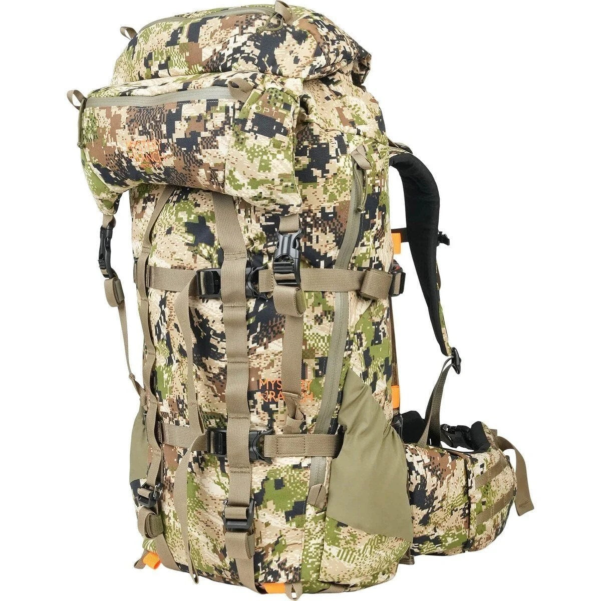 Casavibeo Mystery Ranch Metcalf 50 backpack in rugged design with multiple compartments and padded straps for outdoor adventures.