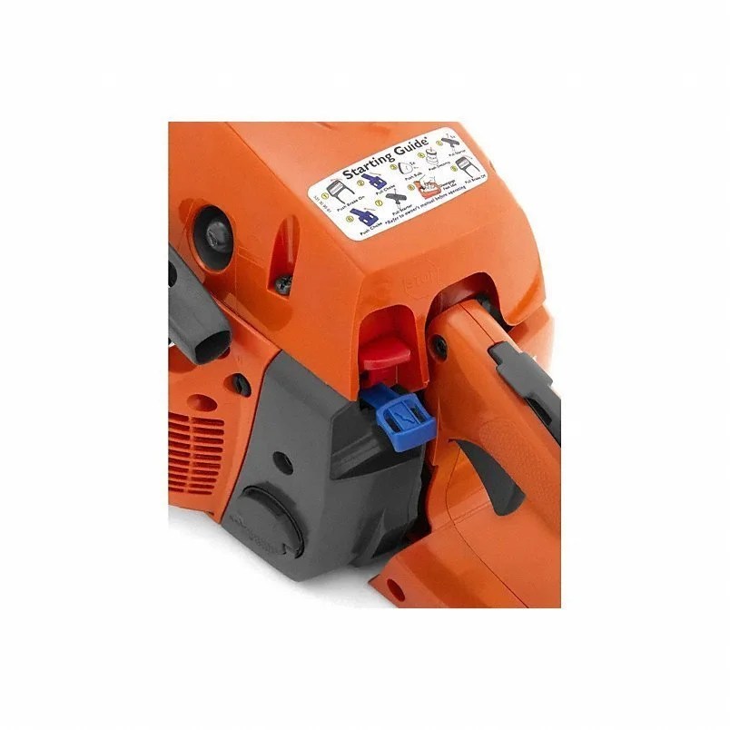 Husqvarna 562 XP® MARK II chainsaw with a black and orange body and a long cutting bar, displayed against a neutral background.
