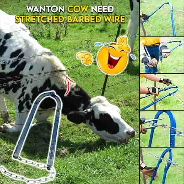 Belro Texas Fence Fixer tool for repairing fences, featuring sturdy metal construction and ergonomic handle for easy use.