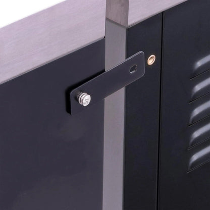 Casavibeo Charbroil Medallion Series modular outdoor kitchen with built-in grill, countertop, and storage in a modern outdoor setting.