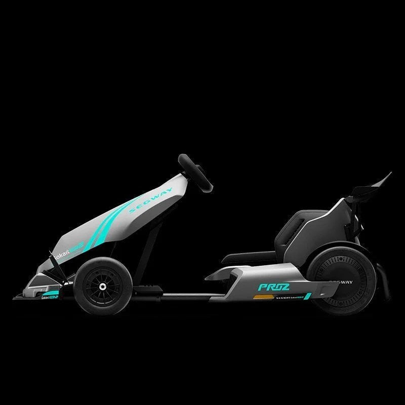 Casavibeo Segway GoKart Pro 2 showing the sleek electric go-kart with handlebars and large wheels for outdoor riding.