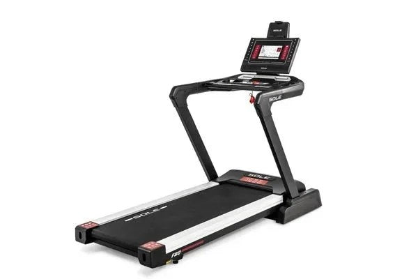 Casavibeo Sole F80 Treadmill showing a sleek running belt and control panel for home gym workouts.