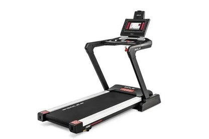 Casavibeo Sole F80 Treadmill showing a sleek running belt and control panel for home gym workouts.