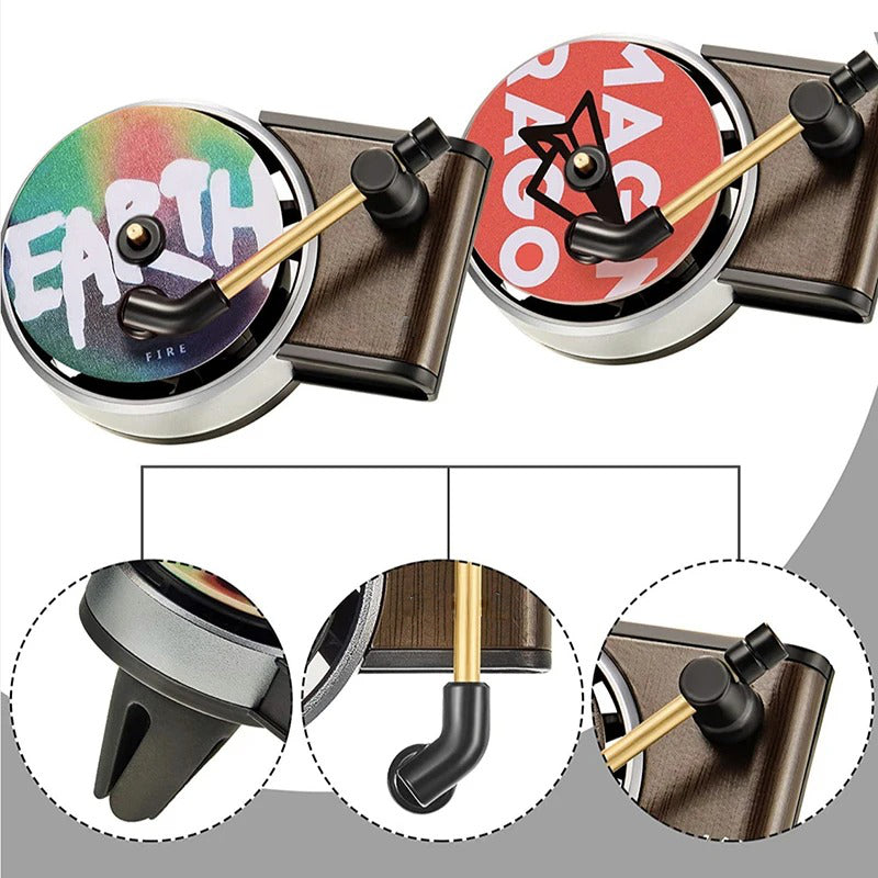 Belro car air freshener hanging from a rearview mirror, scented home fragrance decor accessory.