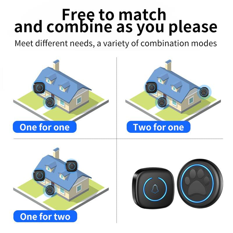 Belro dog door bells with electronic design, featuring a sleek, functional button for easy pet door access.
