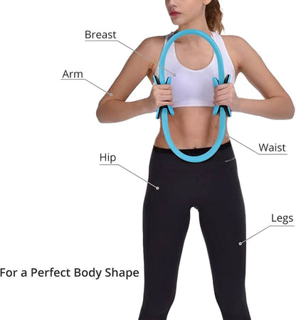 Men's Belro Pilates Ring, fitness accessory, showing the flexible circular exercise ring used for Pilates workouts.