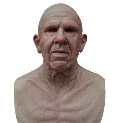 Realistic full face latex Halloween mask by BowLift, perfect for cosplay and costume wear with detailed facial features.