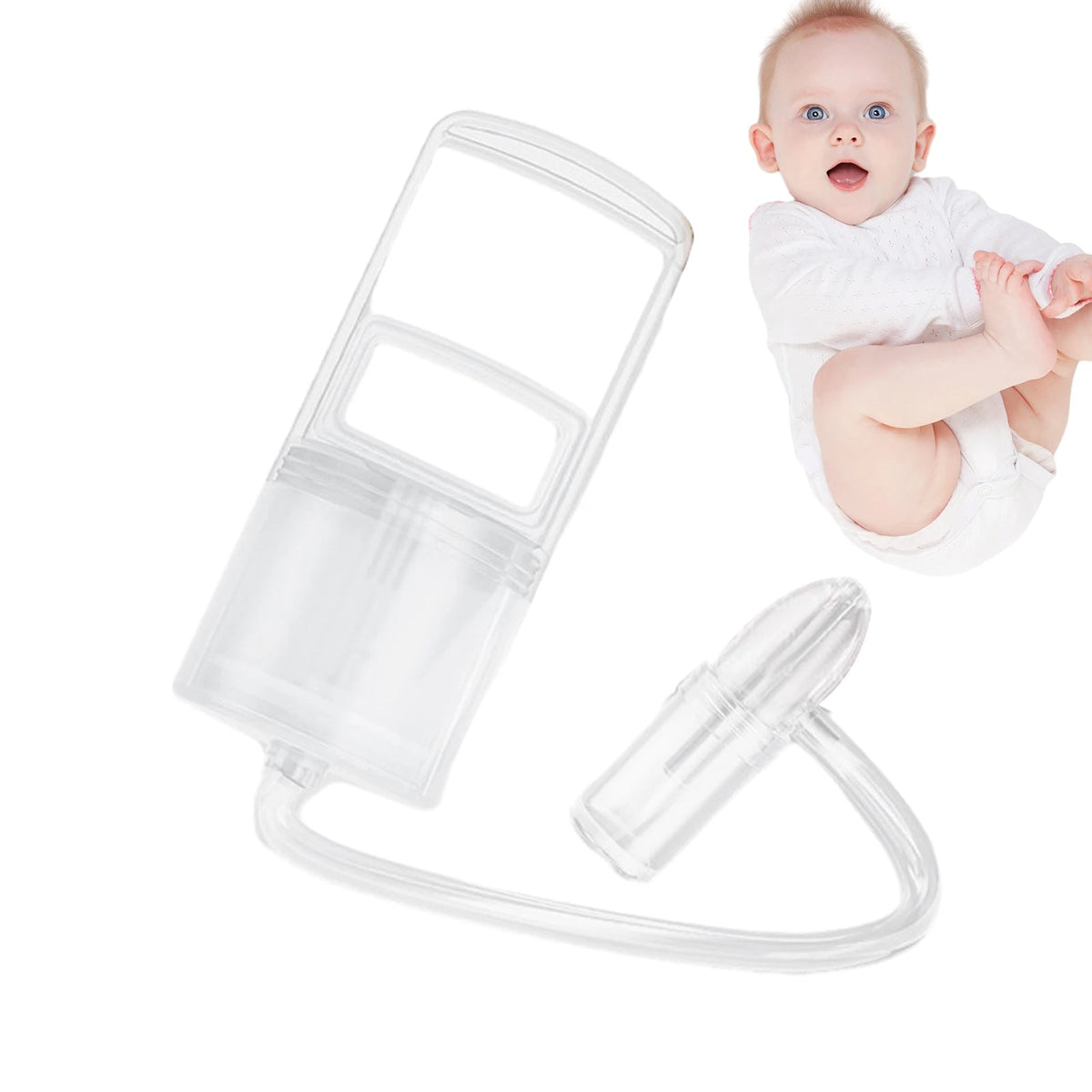 Belro infant nasal aspirator for newborns, gentle nose suction device for baby and kids' nasal clearance.