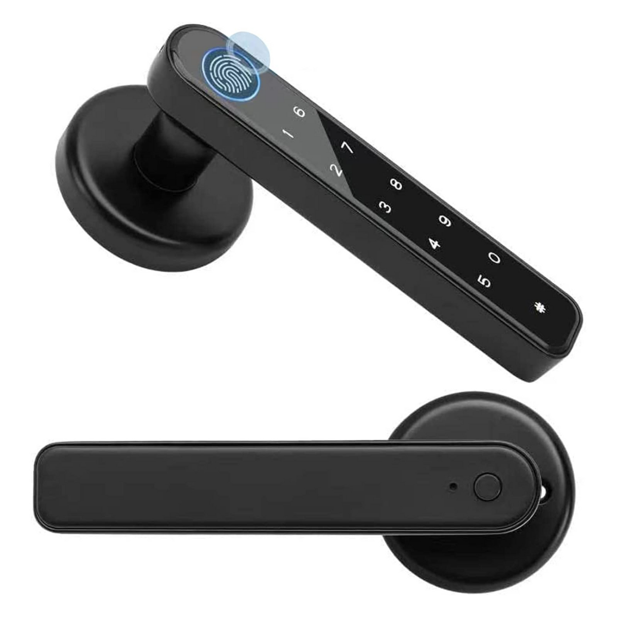 Belro Bluetooth fingerprint door lock for automotive use, electronic mobile app controlled with keypad and biometric access