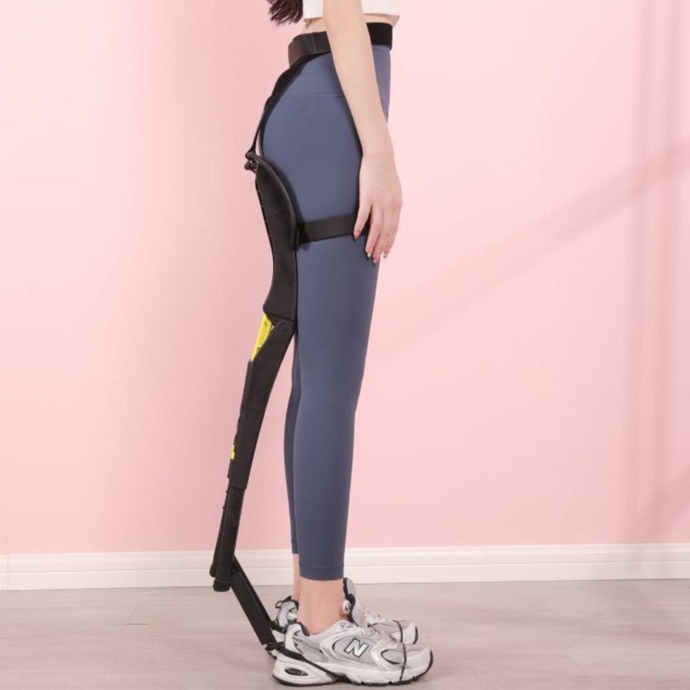 Belro portable wearable exoskeleton outdoor sports folding chair with a compact design and sturdy frame for outdoor seating.