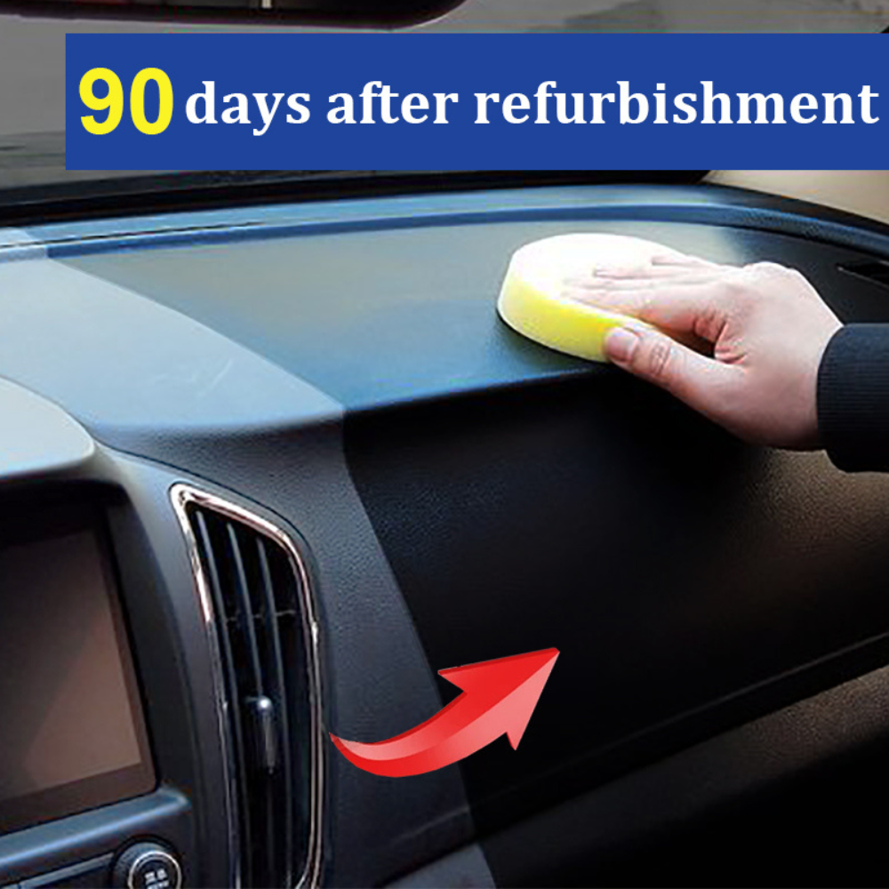 Belro Car Plastic Restorer back to black gloss coating repair solution for automotive plastic surfaces, shown in the image.