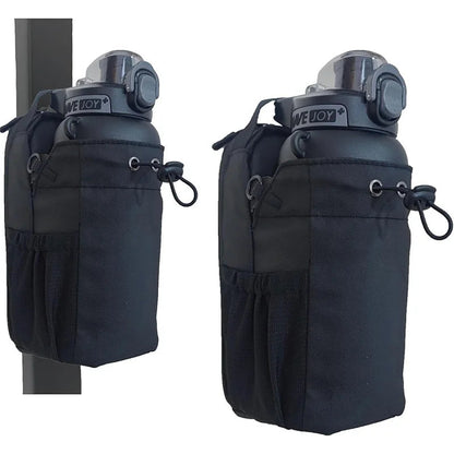 Belro magnetic multi-way fitness water bottle bag showing adjustable straps and multiple compartments for active use.