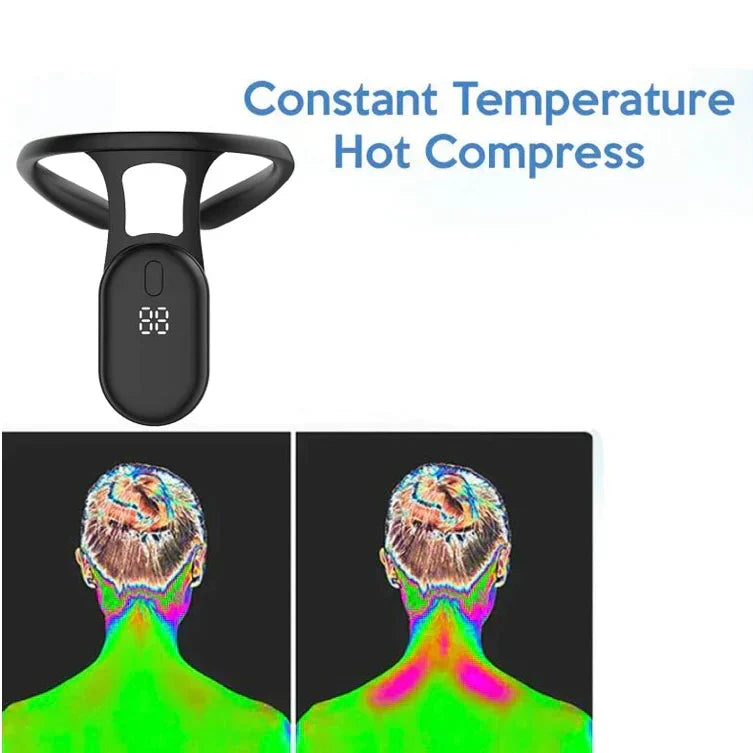 Belro lymphatic soothing neck instrument with electronic massager device for personal care and relaxation.
