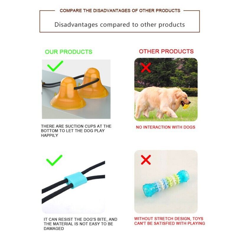 Belro dog suction toy with bright colors and textured surface, designed for interactive play and chewing for dogs.