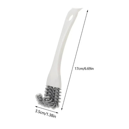 Belro V-shaped barbecue grill brush with scraper, featuring sturdy bristles and ergonomic handle for easy cleaning of grill grates.