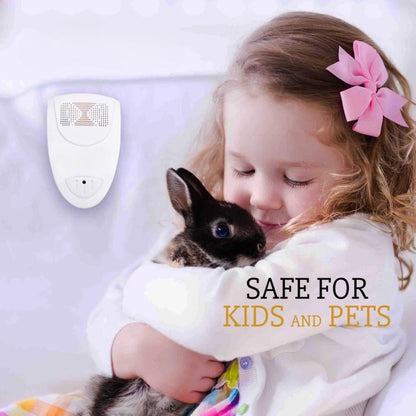 Belro ultrasonic mice repellent device for home and garden pest control, designed to get rid of mice within 48 hours.