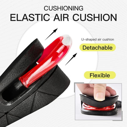Belro Shoe Lifts height increase insoles inside a shoe, showing their discreet design and comfortable fit for footwear enhancement.
