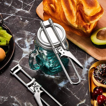 Belro adjustable stainless steel multi-function jar opener for kitchen and dining, designed for easy lid removal and versatile use