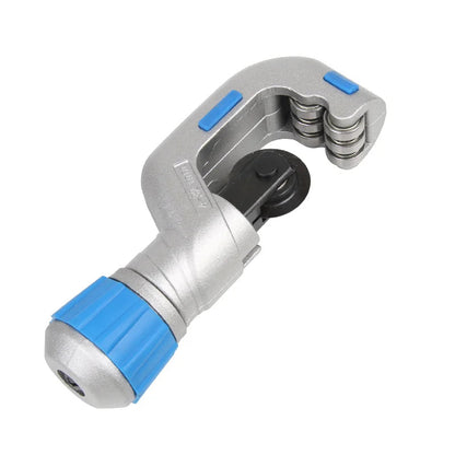Heavy-duty Belro pipe cutter with ergonomic handle and sharp blade for precise cutting of metal pipes.